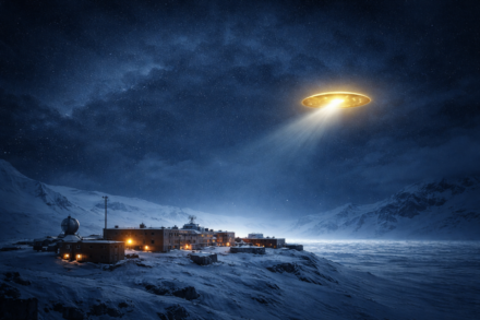 Nyilvánossá vált titkos UFO-akta: hatalmas fénygömb jelent meg egy antarktiszi katonai bázis felett